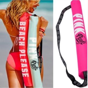 Victoria's Secret PINK Sling Beach Cooler Bag hot pink
